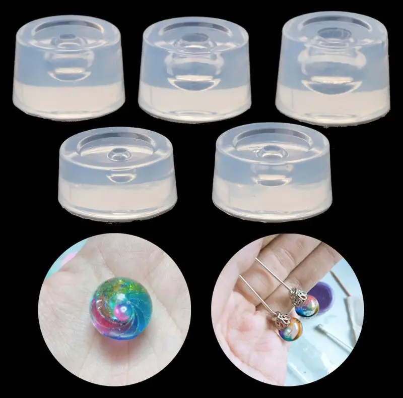 Transparent Silicone Mould Resin Universe Ball Epoxy Resin Molds Jewelry Making Casting Silicone Mould DIY Crafts Dropshipping