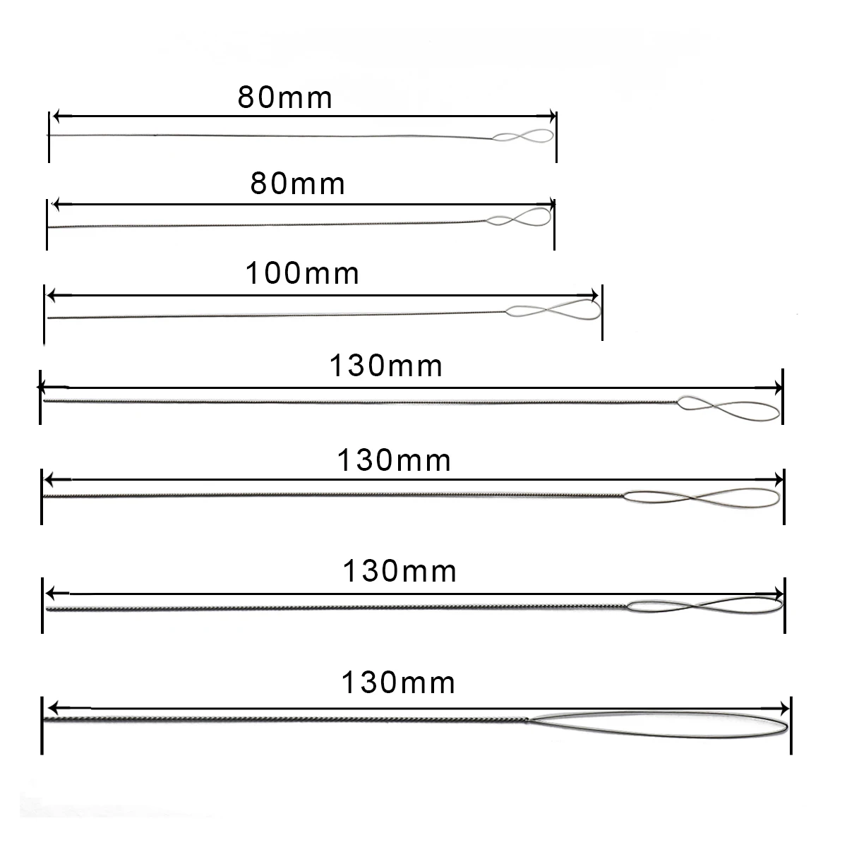 1pc 80-140mm Stainless Steel Big Eye Beading Needles Easy Thread String Cord Pins For Beads DIY Jewelry Findings Making Tools