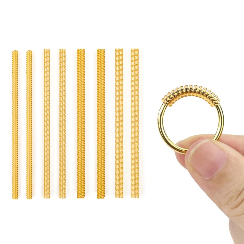 4Pcs/Set  3/5mm Ring Size Adjuster for Loose Rings Ring Reducer to Make Ring Smaller Guard Resizer for IDEAL for Jewelty Tool