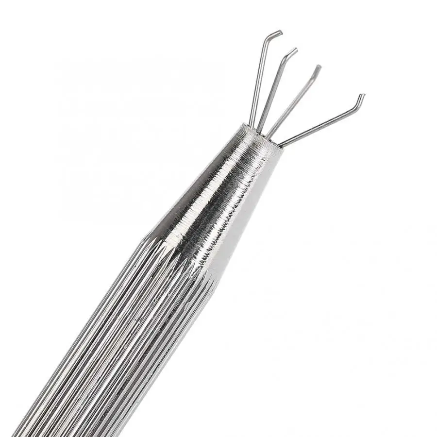 4 Prong Stainless Steel Jewelry Holder Pick-up Tool Diamond Gems Holder Tweezer Catcher Grabber with 4 Claws Jewelry Making Tool