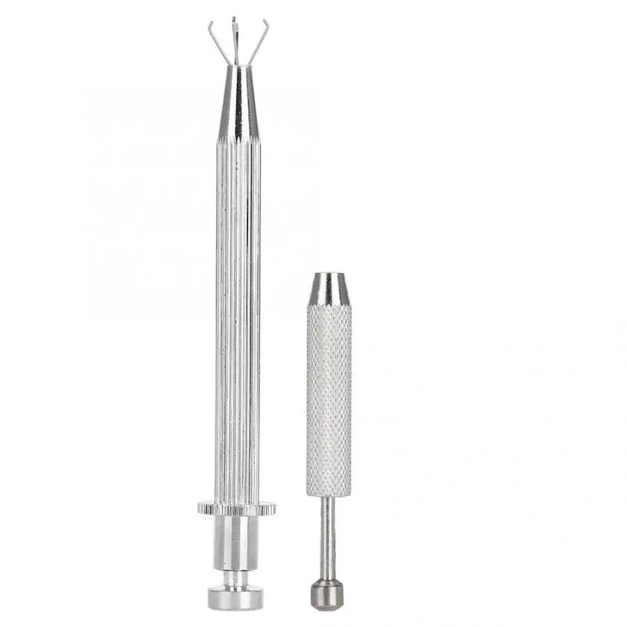 4 Prong Stainless Steel Jewelry Holder Pick-up Tool Diamond Gems Holder Tweezer Catcher Grabber with 4 Claws Jewelry Making Tool