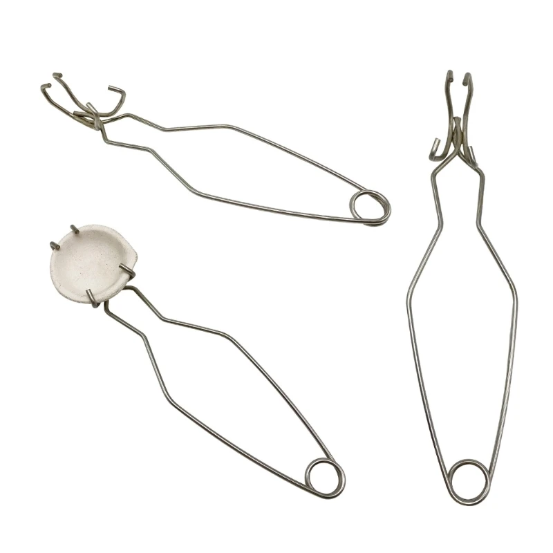 Professional Crucible Tongs Small Whip Tong Crucible Tongs for Laboratory Industry Ceramic-Crucible Tong Gold Melting