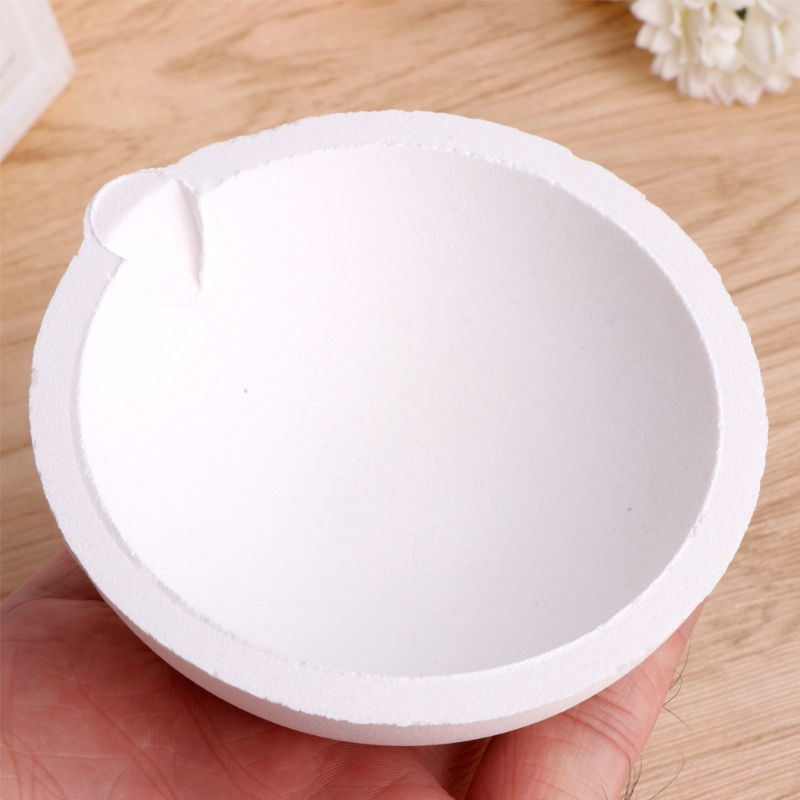 750Grams Quartz Bowl Jewelry Equipment Crucible For Melting Gold Silver Platinum Refine Jewelry Casting Container