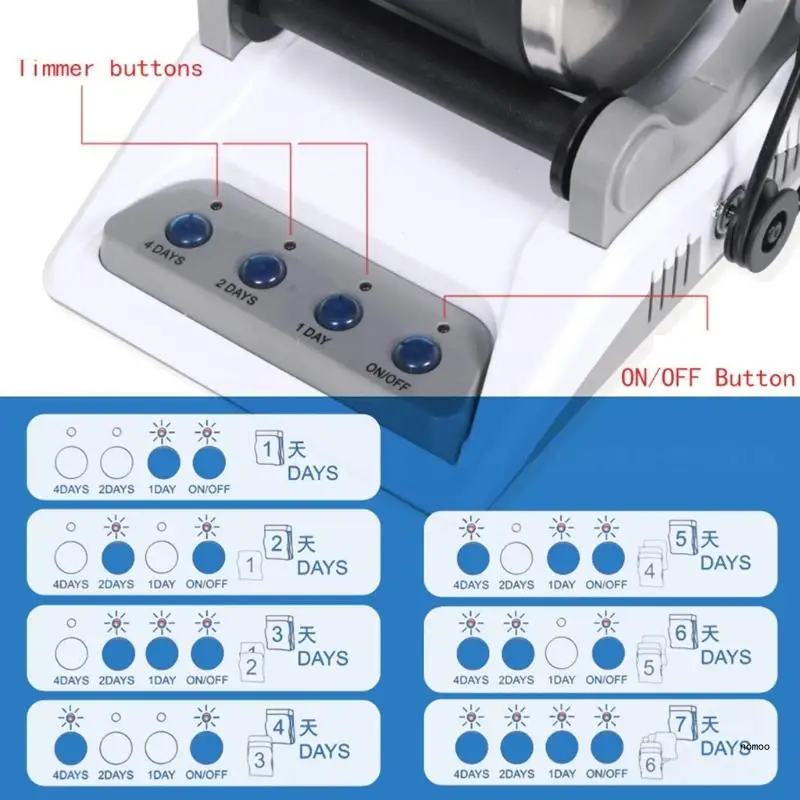 Rock Tumbler Electric Gemstones Polishing Machine Rock Polisher DIY Stone Polishing Toy Fun Physics Experiment Tool