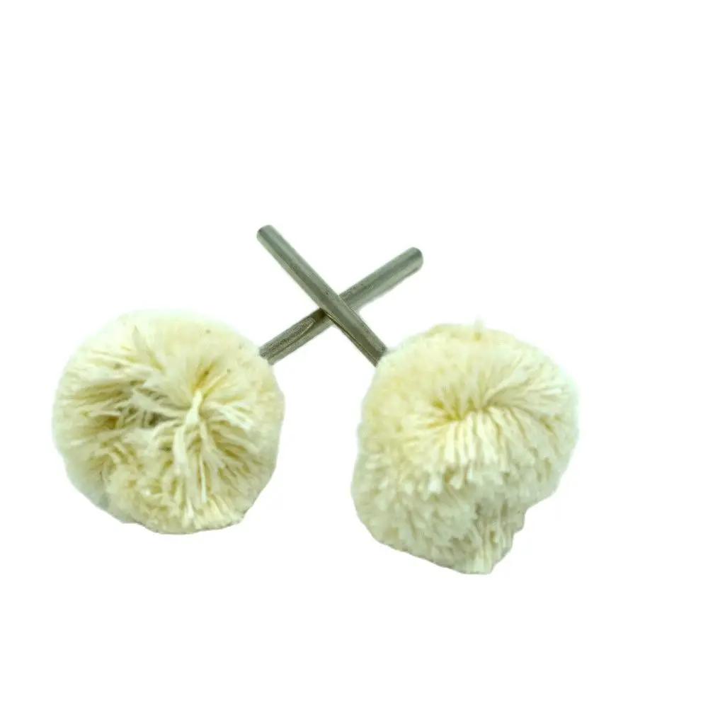 10pcs 22mm Jewelry Polishing Wheel 2.35mm Shank Cotton Buffing Pad Brush Tools for Jewelers