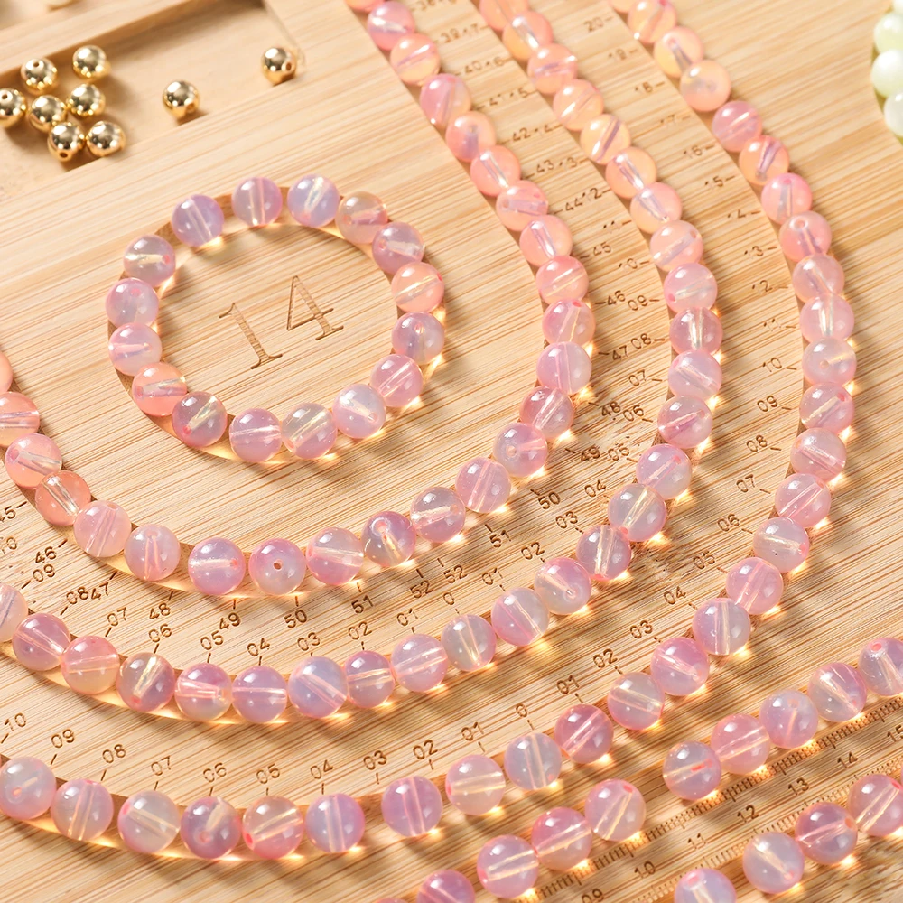 1pcs Wood Bead Board Bracelet Beading Organizer Beading Tray Plate for Jewelry Making DIY Necklace Measuring Tool Accessory
