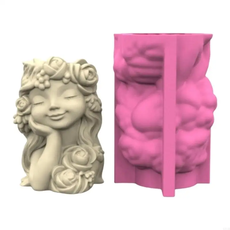 Unique Cement Resin Mold For Planters Female Silicone Crafting Home Decoration
