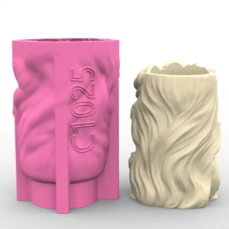 Unique Cement Resin Mold For Planters Female Silicone Crafting Home Decoration