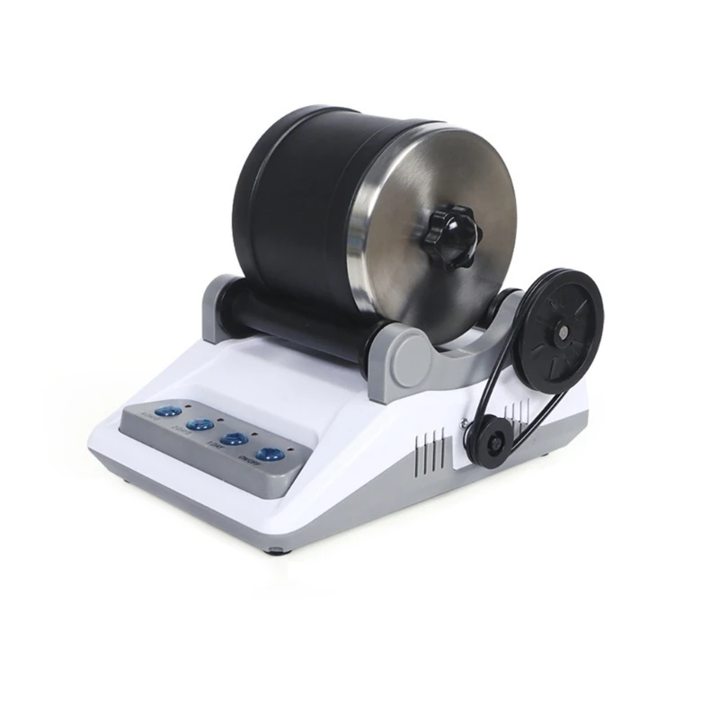 E06E Rock Tumbler Electric Gemstones Polisher DIY Stone Polishing Toy Professional Electric Polisher for Children Adults