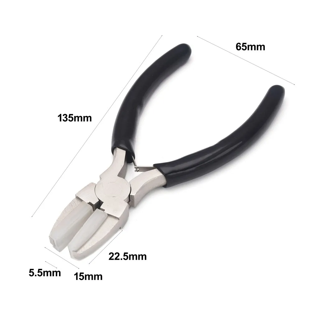 1pcs Pliers Carbon Steel Craft Plat Nose Plies DIY Tools For Beading, Looping, Shaping Wire, Jewelry Making