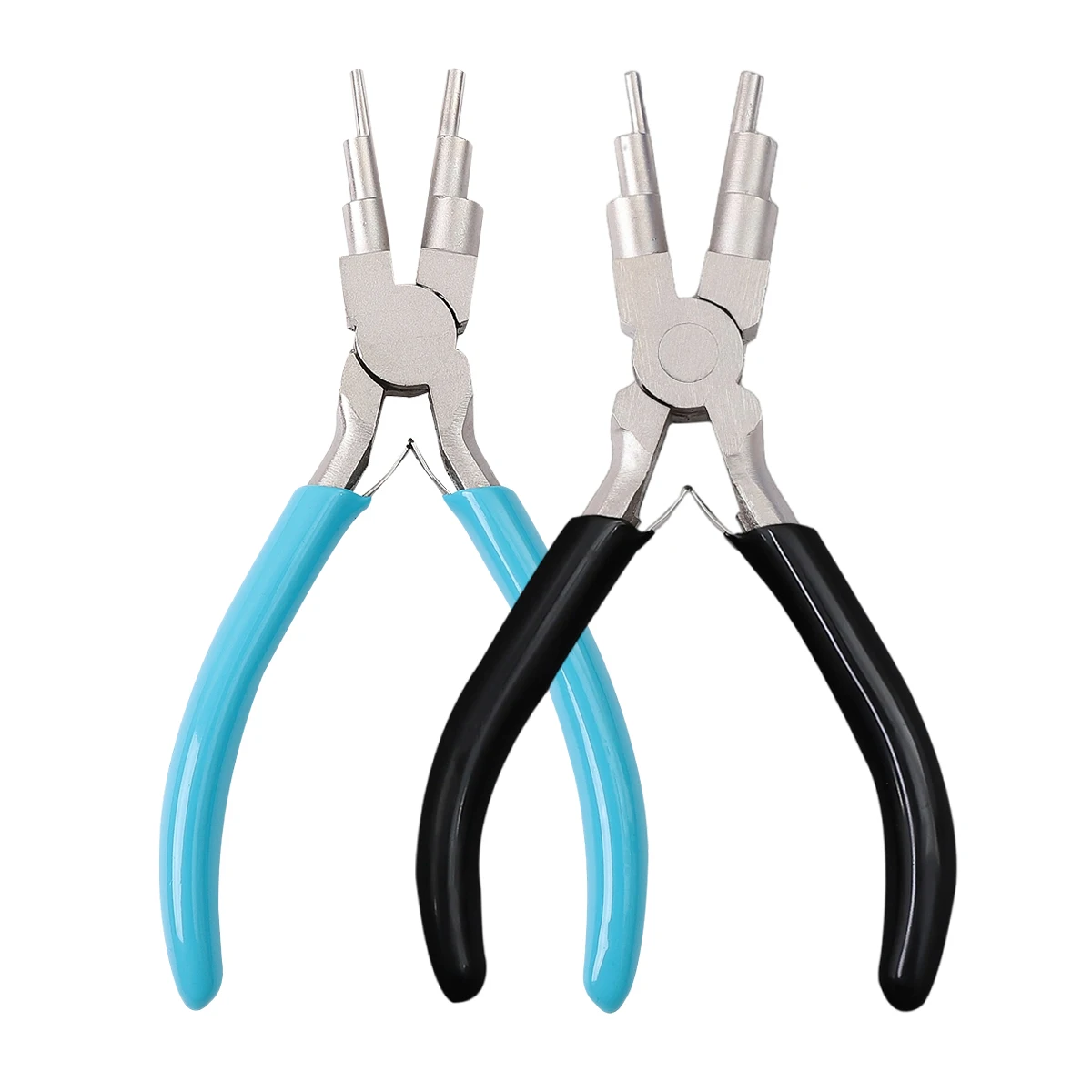 6 Jewelry Pliers Carbon Steel Round Nose Needle Nose Pliers For 3-10mm Rings DIY Wire Looper Jewelry Bail Pliers Jewelry Makin