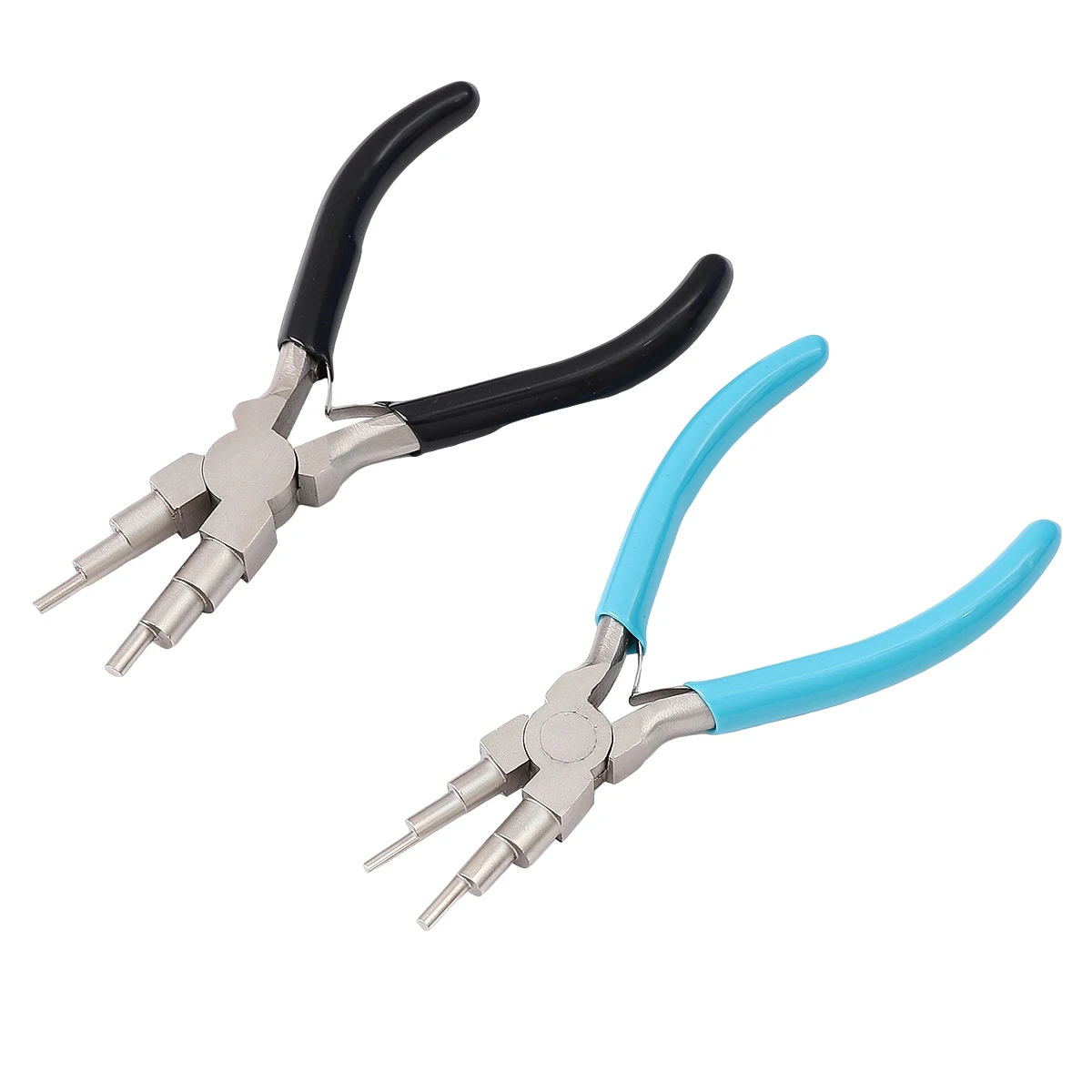 6 Jewelry Pliers Carbon Steel Round Nose Needle Nose Pliers For 3-10mm Rings DIY Wire Looper Jewelry Bail Pliers Jewelry Makin