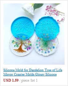 Handmade Barrettes Silicone Epoxy Resin Molds DIY Hair Pin Acrylic Alligator Hair Clip Jewelry Making Tools