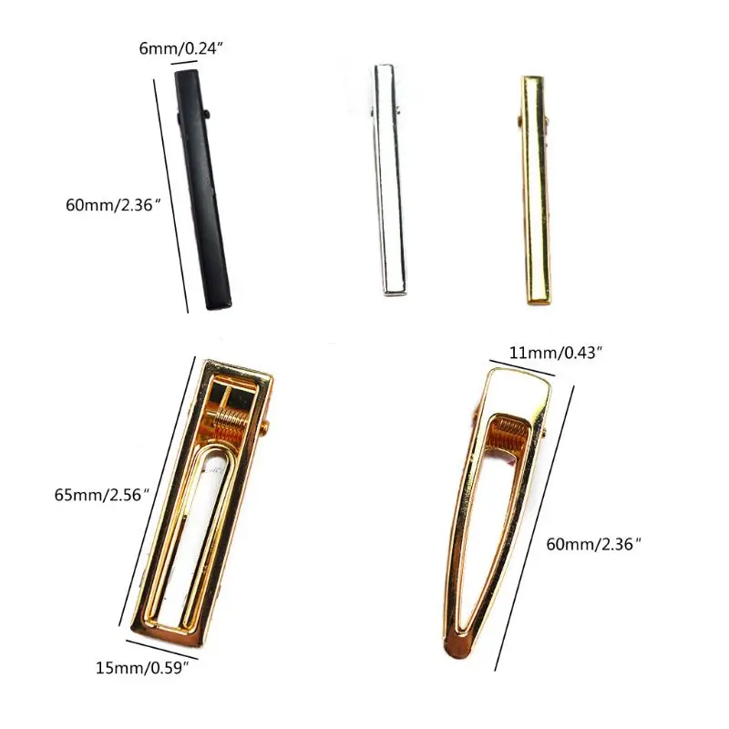 Handmade Barrettes Silicone Epoxy Resin Molds DIY Hair Pin Acrylic Alligator Hair Clip Jewelry Making Tools