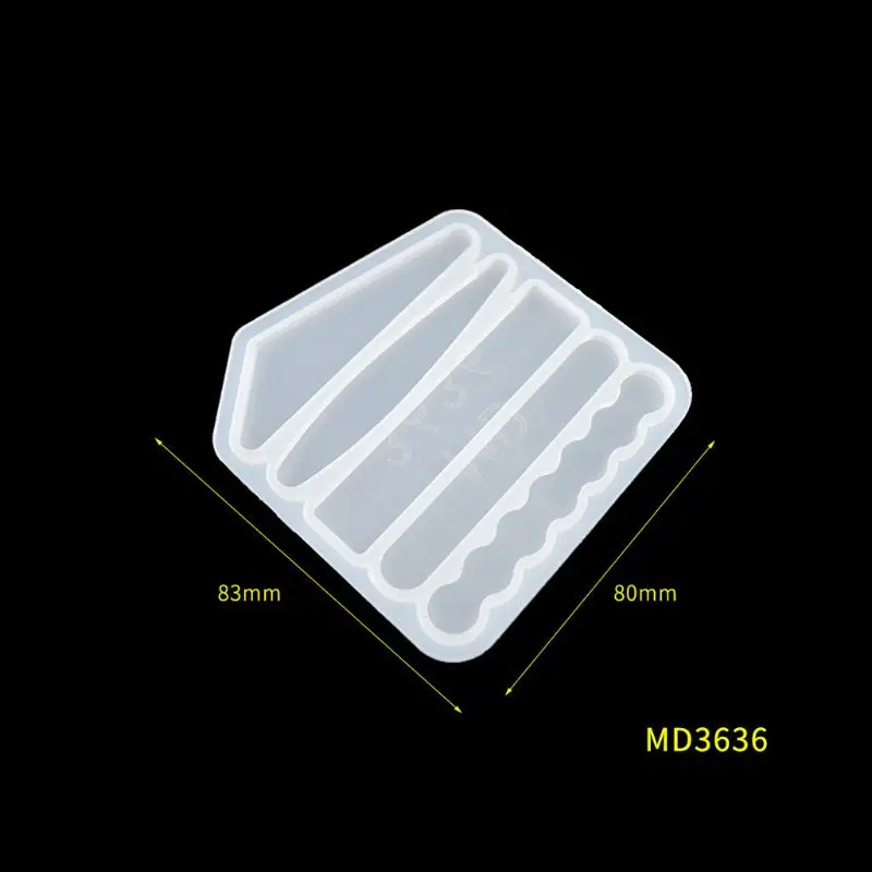 Handmade Barrettes Silicone Epoxy Resin Molds DIY Hair Pin Acrylic Alligator Hair Clip Jewelry Making Tools