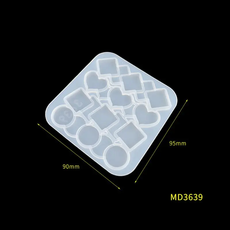 Handmade Barrettes Silicone Epoxy Resin Molds DIY Hair Pin Acrylic Alligator Hair Clip Jewelry Making Tools