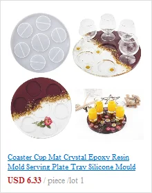 Handmade Barrettes Silicone Epoxy Resin Molds DIY Hair Pin Acrylic Alligator Hair Clip Jewelry Making Tools