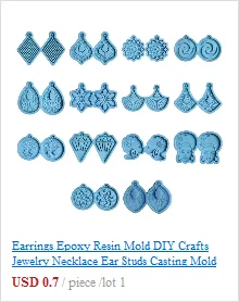 Handmade Barrettes Silicone Epoxy Resin Molds DIY Hair Pin Acrylic Alligator Hair Clip Jewelry Making Tools