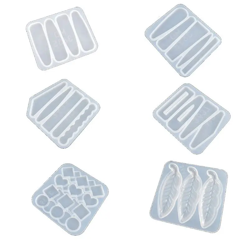 Handmade Barrettes Silicone Epoxy Resin Molds DIY Hair Pin Acrylic Alligator Hair Clip Jewelry Making Tools