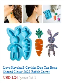 Handmade Barrettes Silicone Epoxy Resin Molds DIY Hair Pin Acrylic Alligator Hair Clip Jewelry Making Tools
