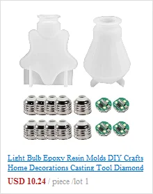 Handmade Barrettes Silicone Epoxy Resin Molds DIY Hair Pin Acrylic Alligator Hair Clip Jewelry Making Tools