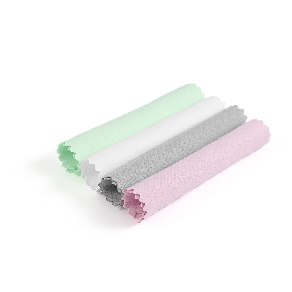 10-50Pcs Jewelry Cleaning Cloth Polishing Cloth for Sterling Silver Gold Platinum Small Polish Cloth For Jewelry Clean and Shiny
