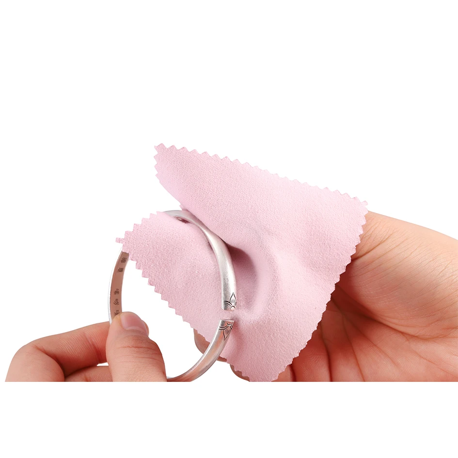 10-50Pcs Jewelry Cleaning Cloth Polishing Cloth for Sterling Silver Gold Platinum Small Polish Cloth For Jewelry Clean and Shiny