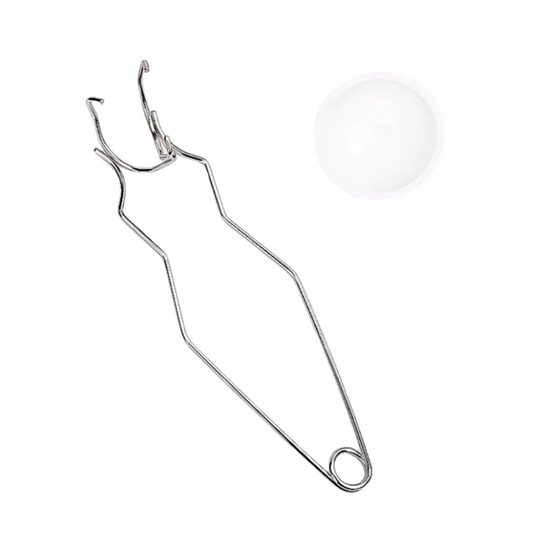 Quartz Melting Crucible Set Whip Tongs Metal Molding Supplies Gold Melting Set Small Crucible Set Suitable for Jewelry Y08E