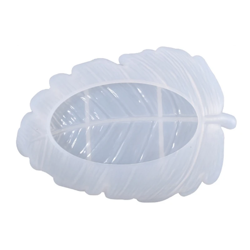 Silicone Leaf Shaped Plate Mold Jewelry Tray Epoxy Mold Casting Resin Molds N58F