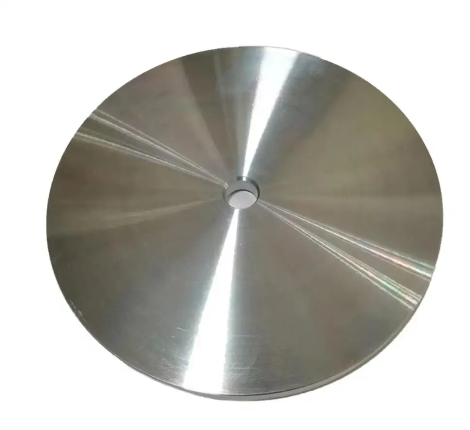 6-Inch 150mm Lead Tin Alloy Polishing Disc with 12.7mm Hole Thickness 10mm for Gemstone Angle Polishing Jewel Finishing Disc
