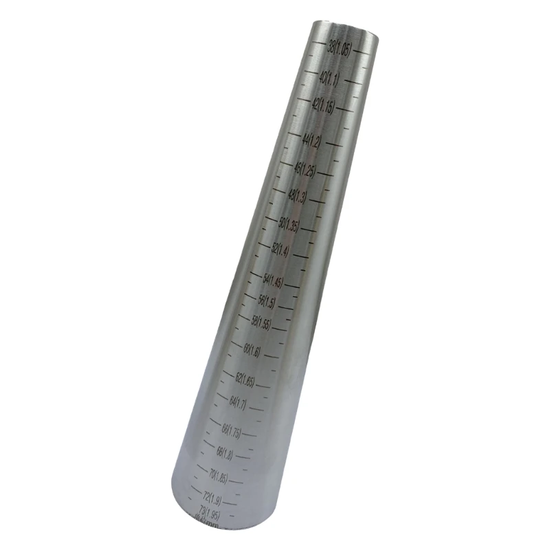 R2LE Stainless Steel Bracelet Mandrel with Engraved Measurements Suitable for Bangle
