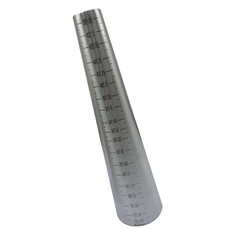 R2LE Stainless Steel Bracelet Mandrel with Engraved Measurements Suitable for Bangle