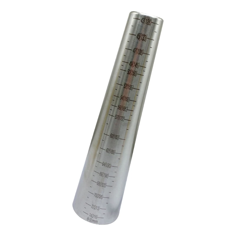R2LE Stainless Steel Bracelet Mandrel with Engraved Measurements Suitable for Bangle