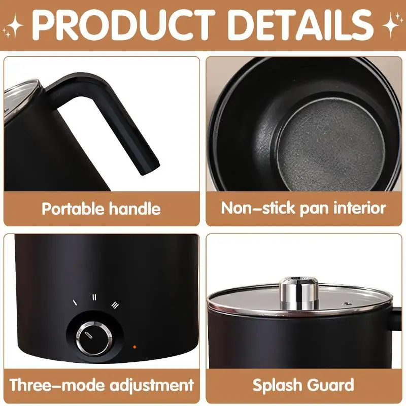1.8L Wax Melting Pot Candle Wax Melting Device 3 Level Temperature Adjustment Electric Non-stick Candle Making Melting Pot
