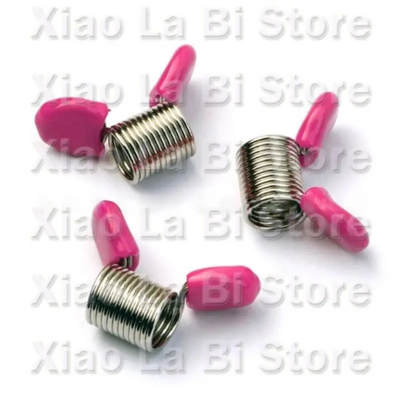 XXFD Set of 4 Bead Stopping Set Metal Beading Helper Jewelry Making Tool Spring End Fasteners Present for Craft Enthusiasts