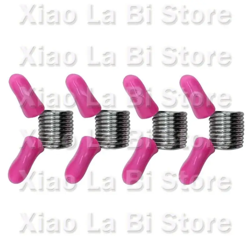 XXFD Set of 4 Bead Stopping Set Metal Beading Helper Jewelry Making Tool Spring End Fasteners Present for Craft Enthusiasts