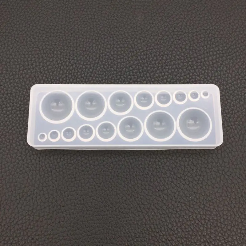 Transparent Silicone Round Sphere Mould Resin Casting Mould DIY Resin Decorative Craft Jewelry Making Mold Resin Molds