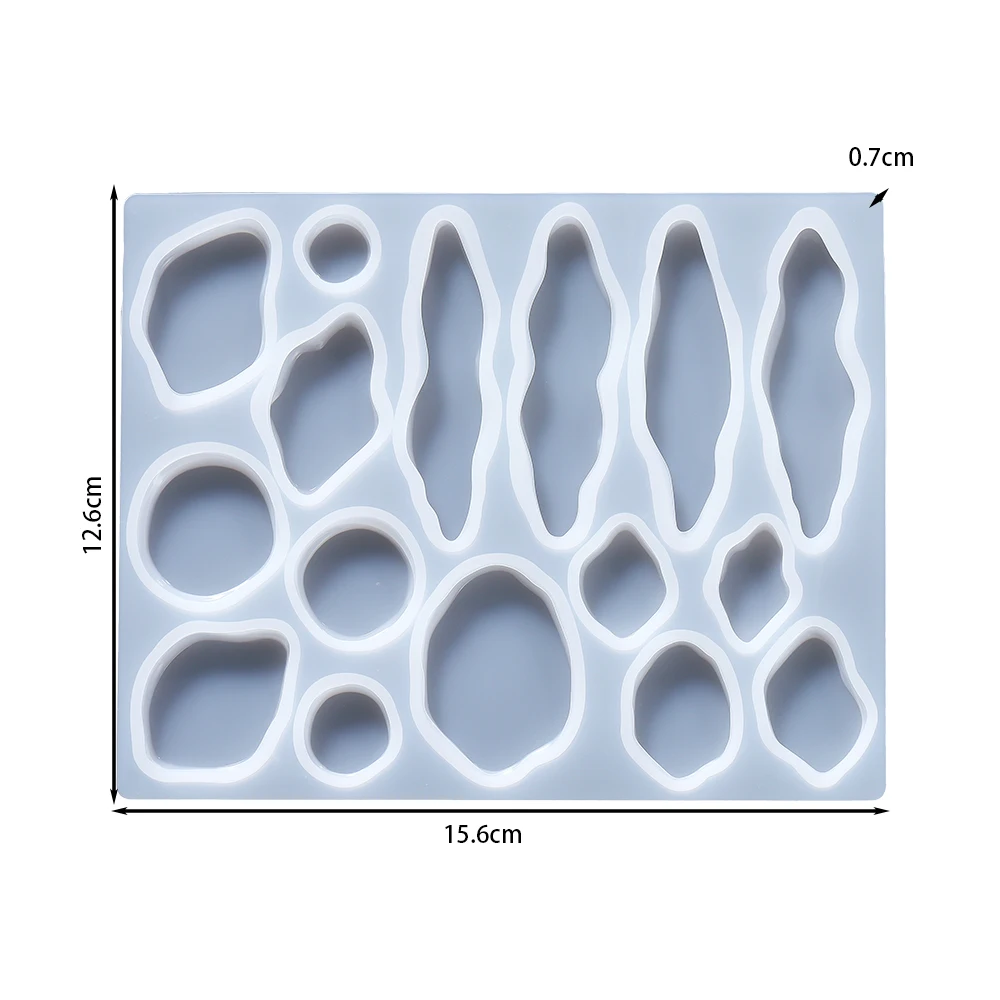 Hairpin Silicone Molds for DIY Jewelry Making Tools UV Resin Crafts Geometric Multi Shape Hair Accessories Epoxy Resin Mold