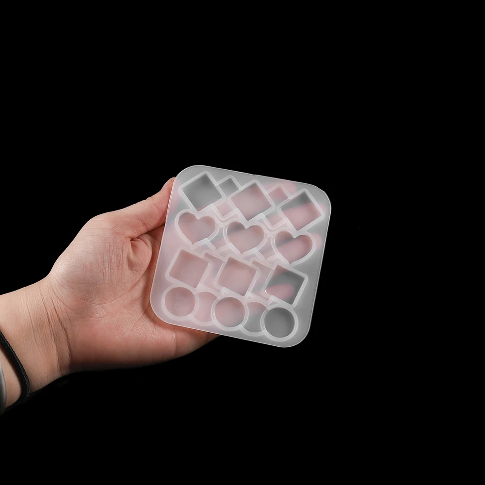 Hairpin Silicone Molds for DIY Jewelry Making Tools UV Resin Crafts Geometric Multi Shape Hair Accessories Epoxy Resin Mold