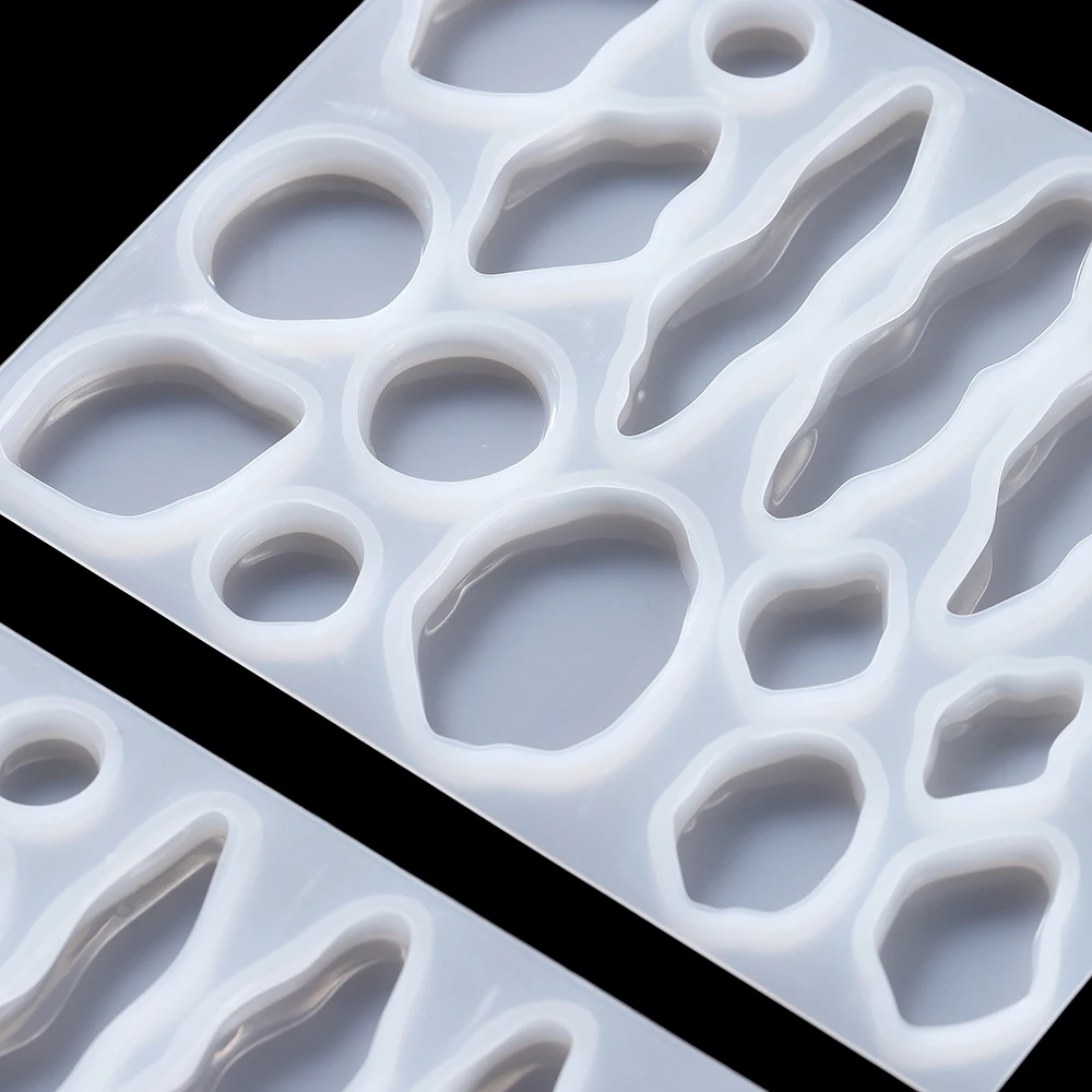Hairpin Silicone Molds for DIY Jewelry Making Tools UV Resin Crafts Geometric Multi Shape Hair Accessories Epoxy Resin Mold
