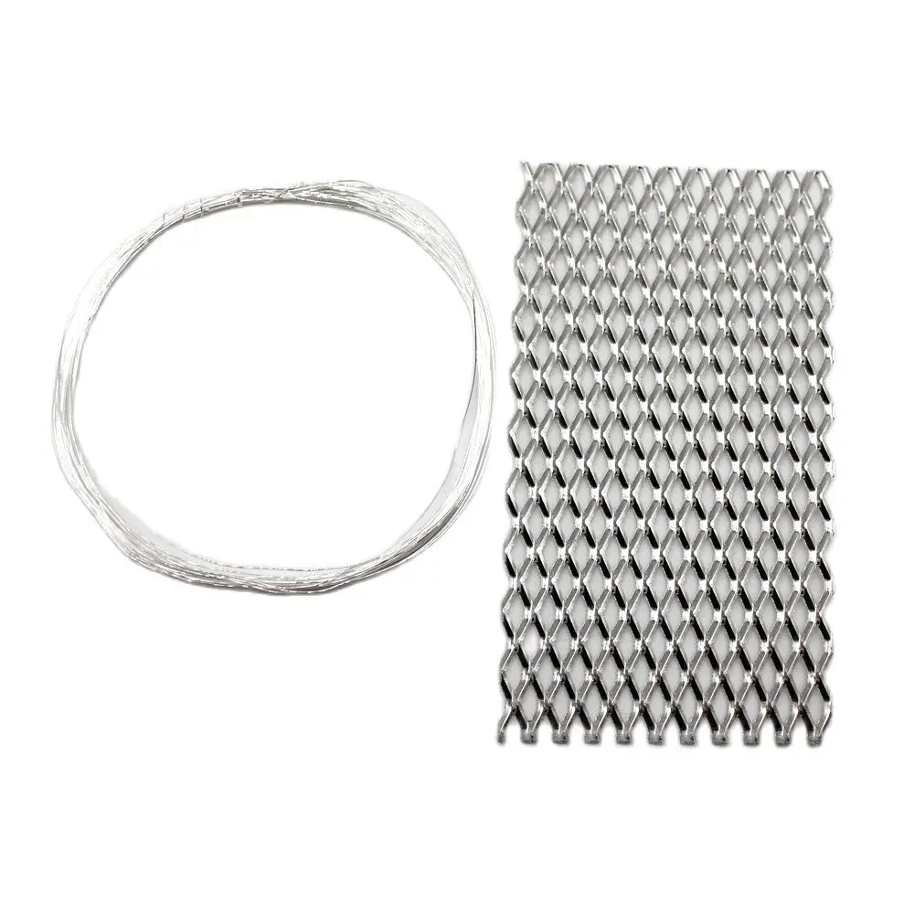 Electroplating Platinized Titanium Mesh Anodes Set for Jewelry Plating Rhodium Electrolysis