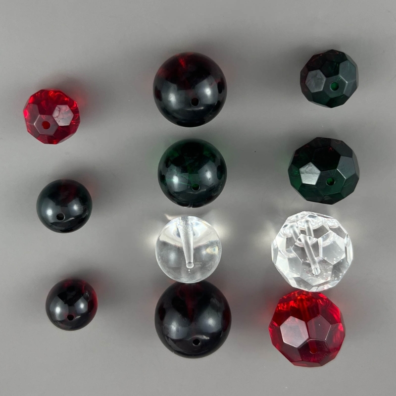 Jewelry Bead Resin Mold with Holes 20/25/30mm Round Bead Silicone Mold Craft