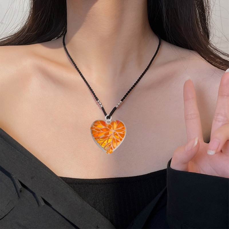 Heart Holographic Resin Mold Earring Silicone Mold Keychain Pendant Epoxy Resin Casting Mold Kit Resin Craft Tools Wholesale