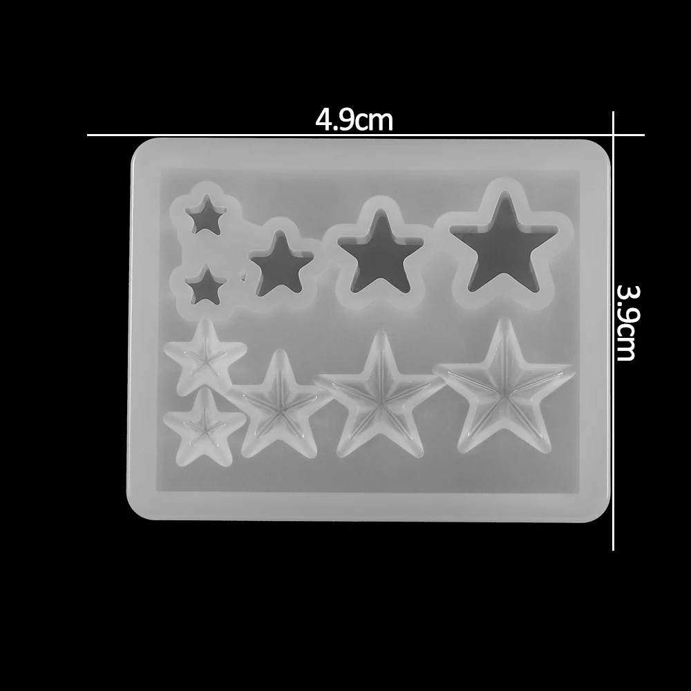 Muti-Style Resin Acrylic Resin Jewelry Tool Silicone Mold Mixed Style Silicone Casting Mold For DIY Jewelry Making Accessories