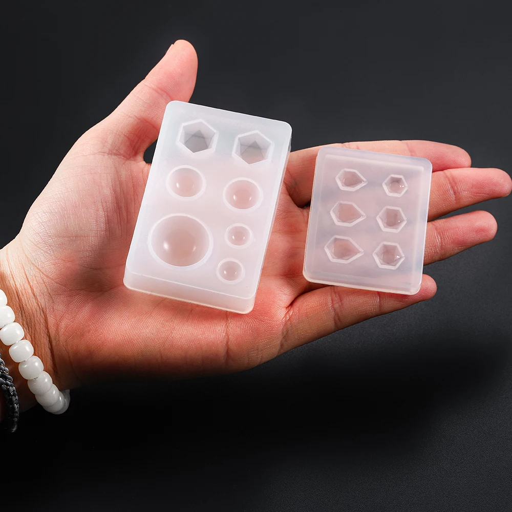 Muti-Style Resin Acrylic Resin Jewelry Tool Silicone Mold Mixed Style Silicone Casting Mold For DIY Jewelry Making Accessories