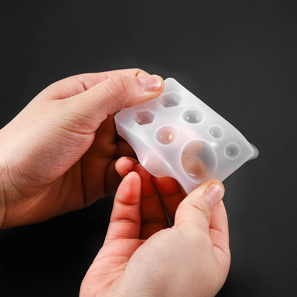 Muti-Style Resin Acrylic Resin Jewelry Tool Silicone Mold Mixed Style Silicone Casting Mold For DIY Jewelry Making Accessories