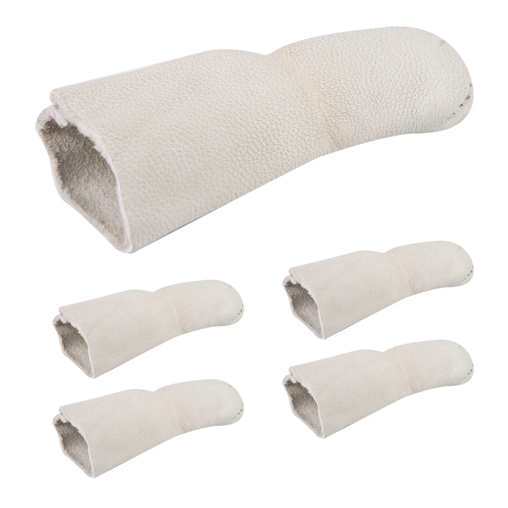 5pcs Jewelry Making Fingers Protective Sleeves Professional Duim Protector DIY Jeweler Fashionable Jewelry Making Accessory Tool