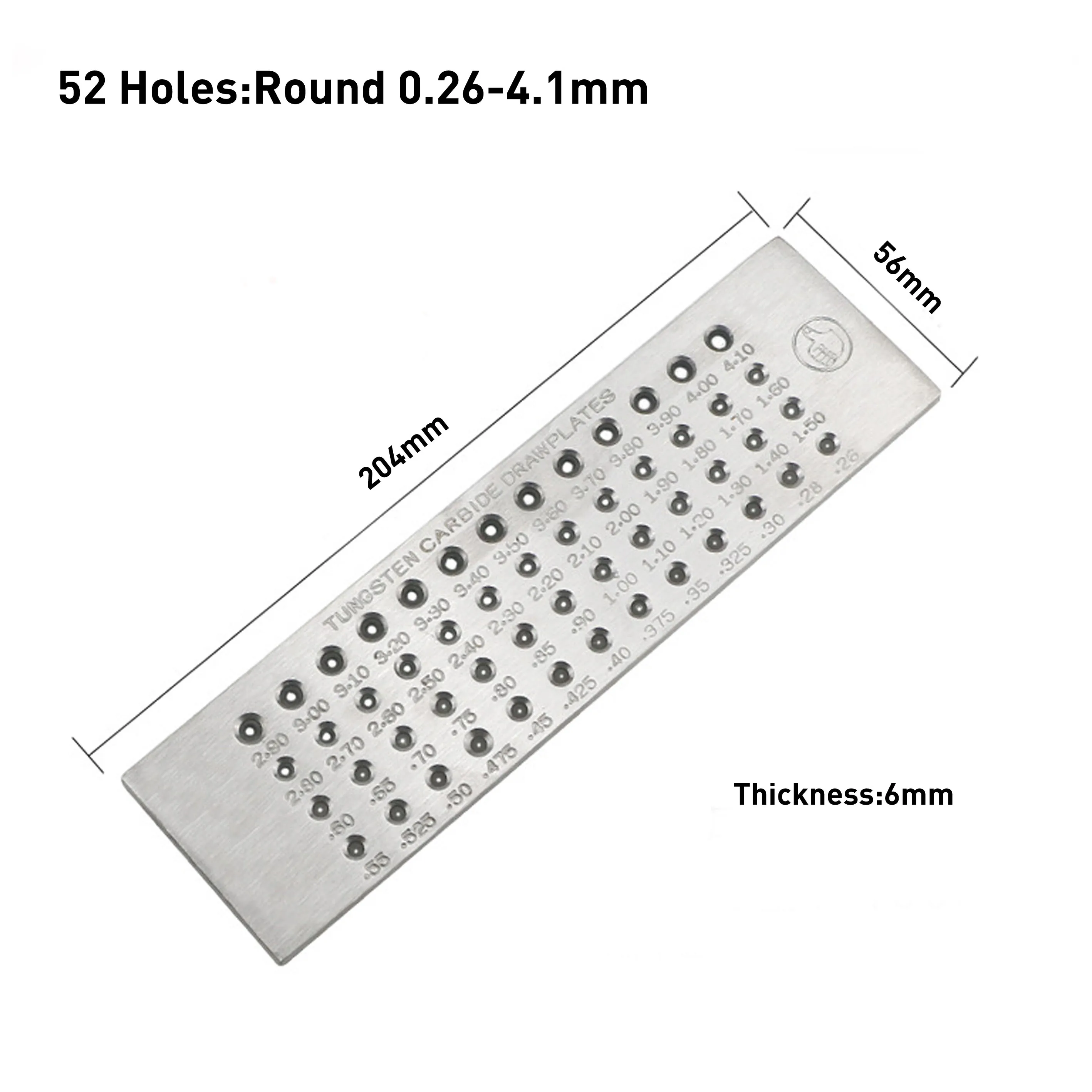 Round Tungsten Carbide Wire Drawplate For Jewelry Making Wire Drawing Tools