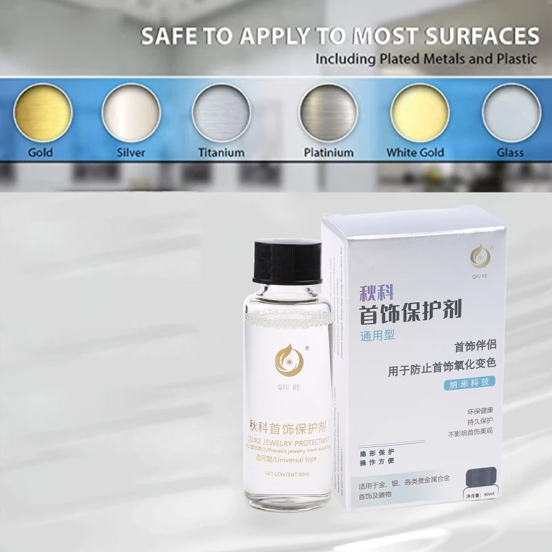 Clear Jewelry Coating Protective Agent Beautifies Protects Jewelry from Tarnish