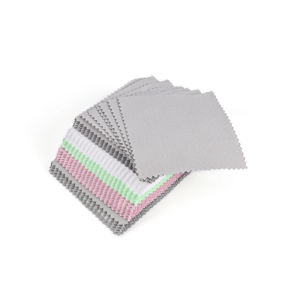 10/20/50pcs Cleaner Clean Glasses Lens Cloth Wipes For Sunglasses Microfiber Eyeglass Cleaning Cloth For Camera Color Random